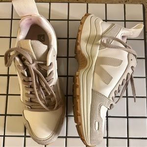 Veja x Rick Owens Venturi Beige Sneakers, sz EU 41 / US 10